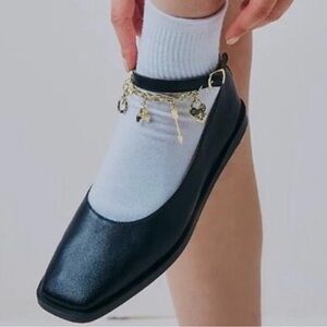 Free People Mystic Treasures Ballet Flats with Charms NWB MSRP $128